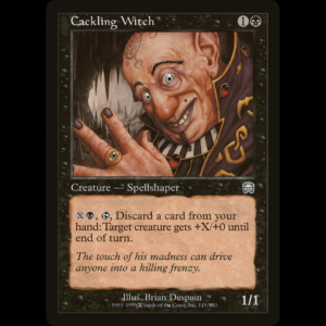 MTG Brujo carcajeante (Cackling Witch) Mercadian Masques - PL