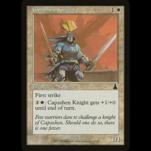 MTG Caballero Capashen (Capashen Knight) Urza's Destiny