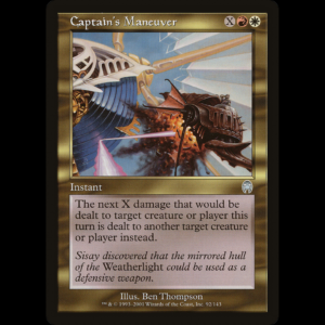 MTG Captain's Maneuver Apocalypse apc#92