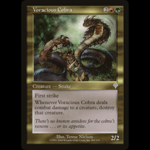 MTG Cobra Voraz (Voracious Cobra) Invasion inv#288