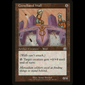 MTG Crenellated Wall Mercadian Masques - PL