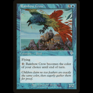 MTG Cuervo Arcoiris (Rainbow Crow) Invasion