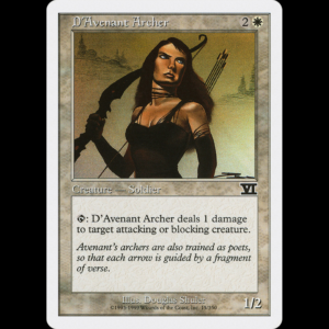 MTG D'Avenant Archer Classic Sixth Edition