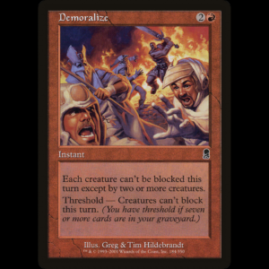 MTG Desmoralizar (Demoralize) Odyssey ody#184