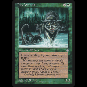 MTG Lobos Merodeadores (Dire Wolves) Ice Age - DM