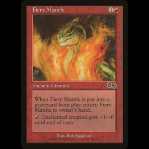 MTG Fiery Mantle Urza's Saga usg#186