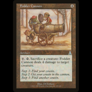 MTG Cañon deForraje (Fodder Cannon) Urza's Destiny - PL