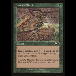 MTG Gaea's Might Planeshift pls#81