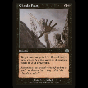 MTG Festin del Necrofago (Ghoul's Feast) Mercadian Masques mmq#137