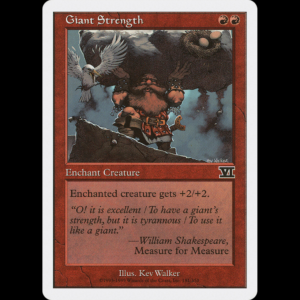 MTG Giant Strength Classic Sixth Edition 6ed#181