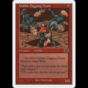 MTG Zapadores Trasgos (Goblin Digging Team) Classic Sixth Edition 6ed#182