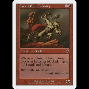 MTG Goblin Elite Infantry Seventh Edition