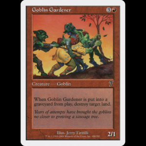 MTG Goblin Gardener Seventh Edition