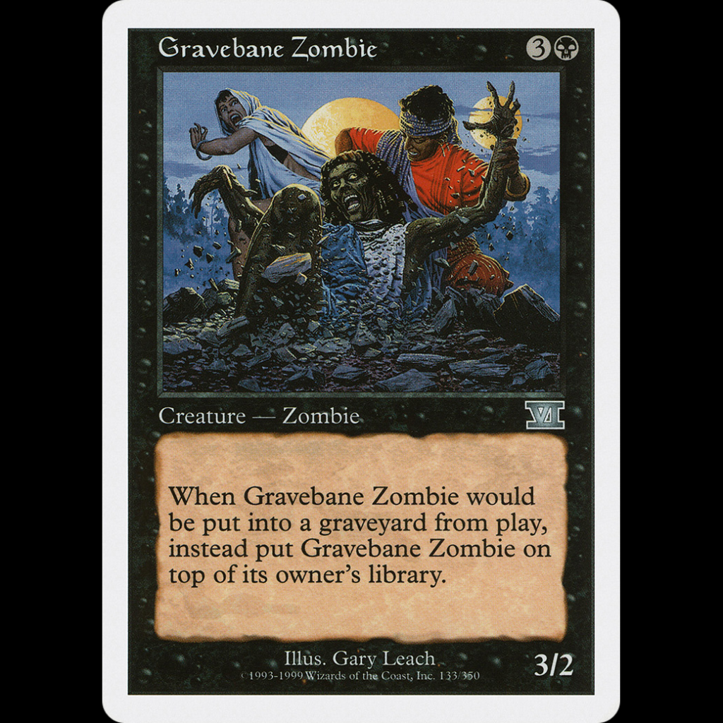 MTG Gravebane Zombie Classic Sixth Edition Madtoyz
