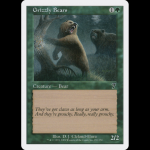 MTG Osos pardos (Grizzly Bears) Seventh Edition