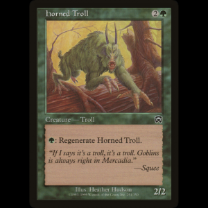 MTG Troll Astado (Horned Troll) Mercadian Masques