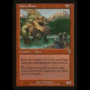 MTG Kavu Scout Invasion