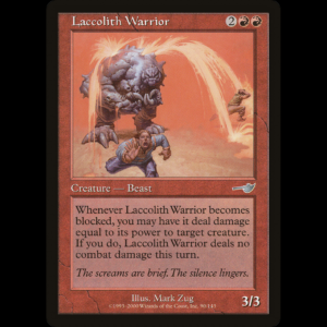 MTG Laccolith Warrior Nemesis - PL