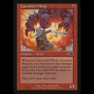 MTG Laccolith Whelp Nemesis