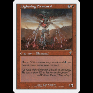 MTG Lightning Elemental Seventh Edition