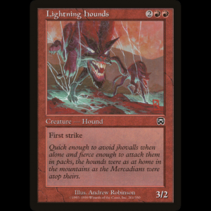 MTG Perros Relampagueantes (Lightning Hounds) Mercadian Masques - PL