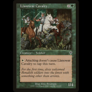 MTG Caballería de Llanowar (Llanowar Cavalry) Invasion