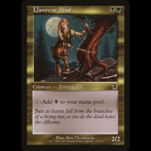 MTG Muerta de Llanowar (Llanowar Dead) Apocalypse - HP