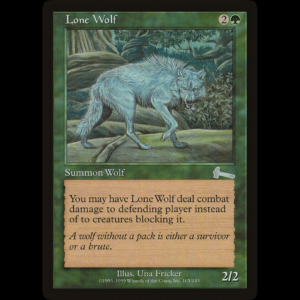 MTG Lobo Solitario (Lone Wolf) Urza's Legacy