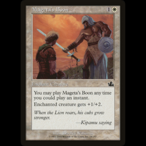 MTG Mageta's Boon Prophecy