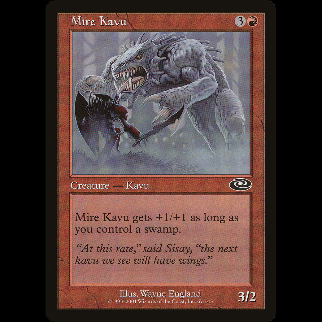 MTG Kavu de cieno (Mire Kavu) Planeshift Madtoyz