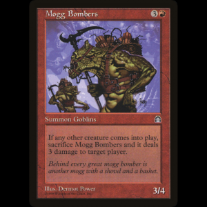MTG Mogg Bombers Stronghold