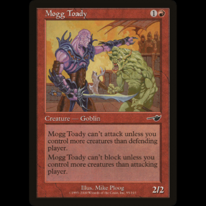 MTG Mogg Servil (Mogg Toady) Nemesis nem#95