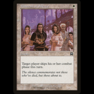 MTG Moment of Silence Mercadian Masques - PL