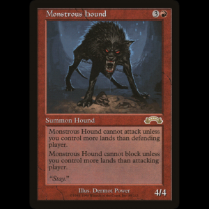 MTG Monstrous Hound Exodus