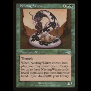 MTG Nesting Wurm Nemesis nem#107