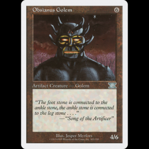 MTG Obsianus Golem Classic Sixth Edition