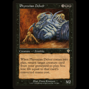 MTG Cavador Pirexiano (Phyrexian Delver) Invasion inv#115