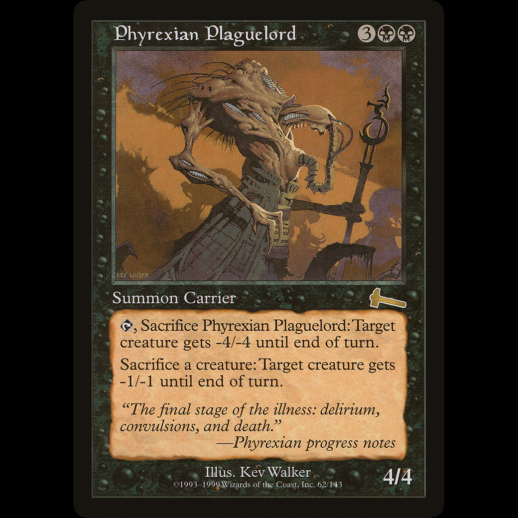 Mtg Phyrexian Plaguelord Urzas Legacy Pl Madtoyz