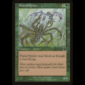 MTG Plated Spider Urza's Destiny - HP