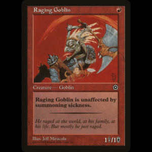 MTG Trasgo Furioso (Raging Goblin) Portal Second Age