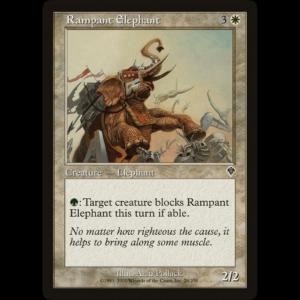 MTG Elefante Desenfrenado (Rampant Elephant) Invasion inv#28