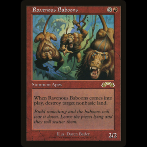 MTG Ravenous Baboons Exodus