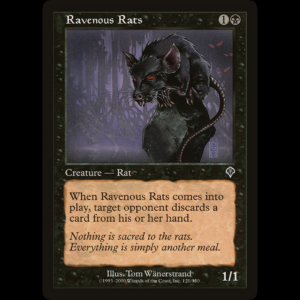 MTG Ravenous Rats Invasion  inv#120