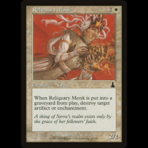 MTG Monje Relicario (Reliquary Monk) Urza's Destiny