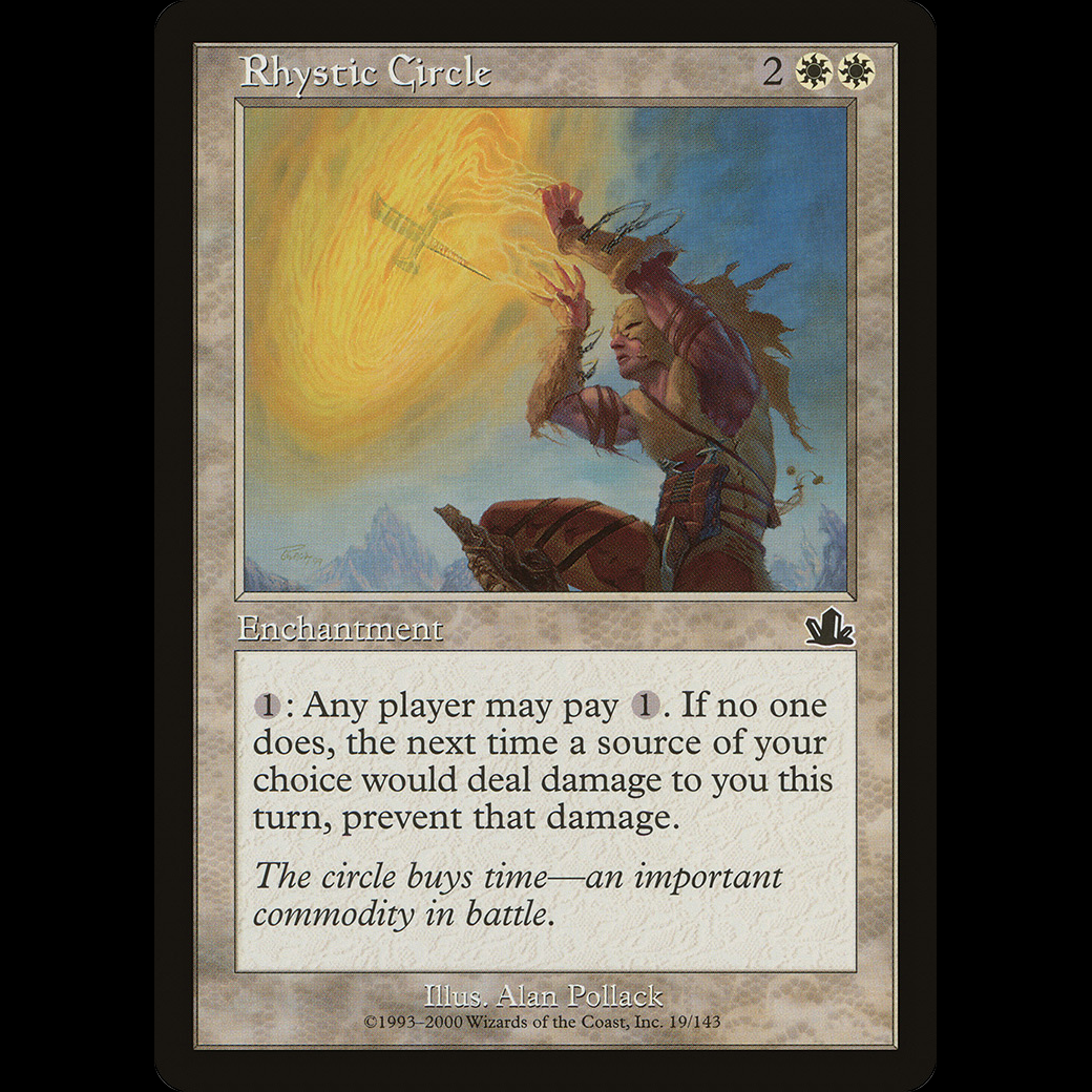 MTG Circulo Ristico (Rhystic Circle) Prophecy - Madtoyz