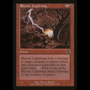 MTG Relampago Ristico (Rhystic Lightning) Prophecy