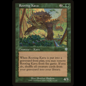 MTG Rooting Kavu Invasion inv#207