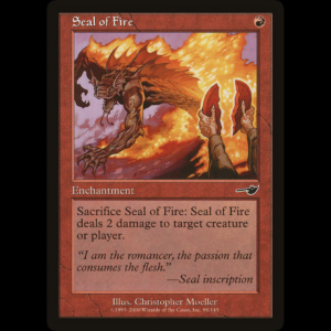 MTG Sello de Fuego (Seal of Fire) Nemesis