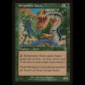 MTG Serpentine Kavu Invasion  inv#211