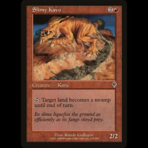 MTG Kavu Baboso (Slimy Kavu) Invasion